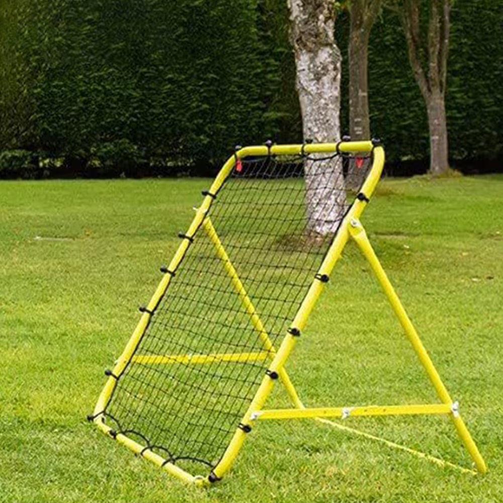 Soccer Rebounder Net with 20 Elastic Ropes Soccer Bounce Back Net Rebound Net Training Aid for Kids Teens & Adults